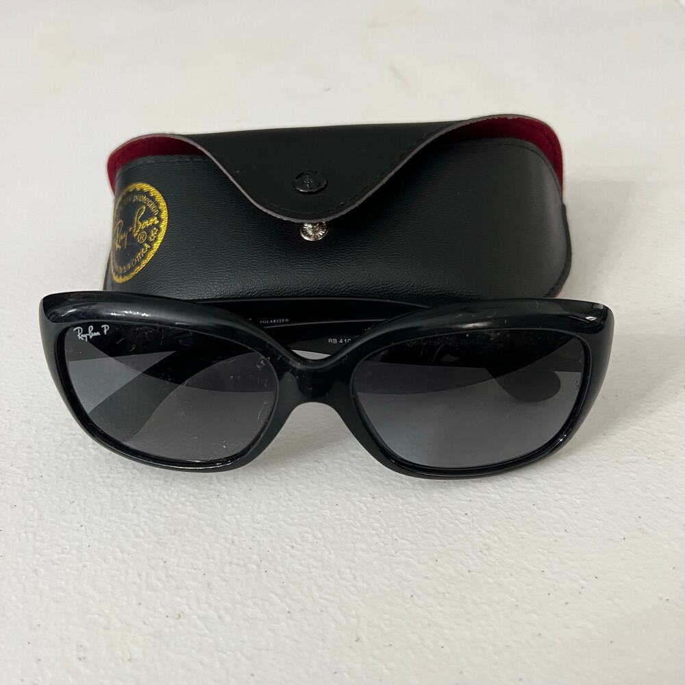 Ray Ban RB 4101 601/T3 JACKIE OHH Polarized Sunglasses 58/17/135 3P